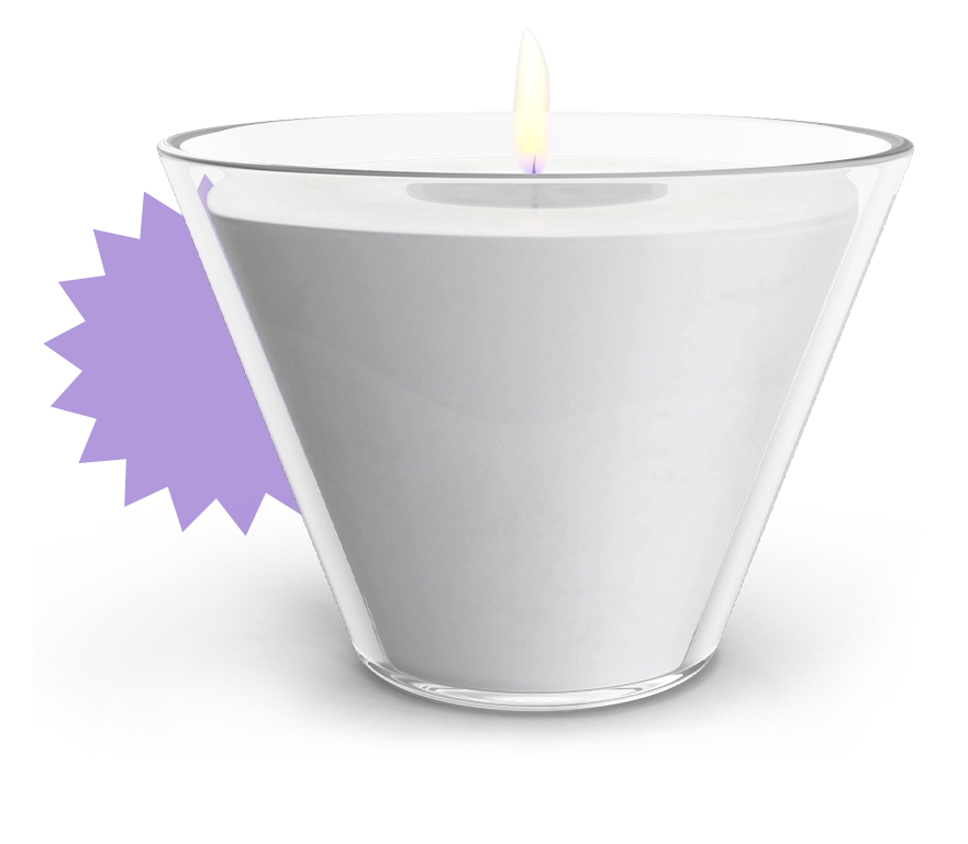 candle product photo